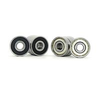 TYBOPHQJ 10 pz Sfera in Miniatura for Cuscinetto Motore ad Alta velocità 603 604 605 606 607 608 609 623 624 625 626 627 628zz 2RS(606zz 6x17x6mm)