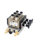 TYBOPHQJ 4L210-08 4R210-08 Valvola Manuale 2 Vie 5 Posizioni Spingere e Tirare Interruttore Pneumatico della valvola direzionale Valvola combinata Collettore(6mm in 6mm out,6 Stations)