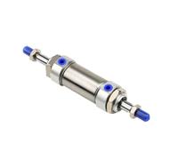 TYBOPHQJ Cilindro Pneumatico MAD32/40 a Doppia Uscita in Acciaio Inox Mini Cilindro 25/50/75/100/125/150/175/200/300/350/500(Stroke 250mm,Bore 32mm(Mad 32))