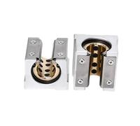 TYBOPHQJ Guida for Vassoio cilindrico in Alluminio, Manicotto in Rame e Grafite, cursore lineare Aperto SBR12 16 20 25 30 35 40UU/LUU(UU)