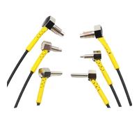 TYBOPHQJ Sensore a Fibra Ottica contrapposta Multi-Core ad Angolo retto HT310410610-TZ da 5 Pezzi, Tipo L, 90 Gradi, sensore sonda M3M4M6(HT610-TZ 1M)