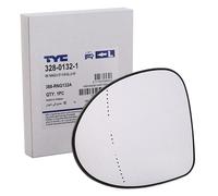 TYC Specchio di Vetro Porta Sinistra per Renault Twingo II CN0_Thalia LU1/2