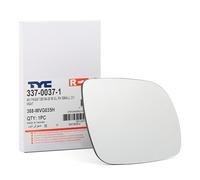 Vetro specchio Dx convesso 337-0037-1 TYC per VW SEAT
