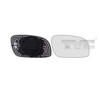 TYC 337-0166-1 Vetro specchio, Specchio esterno per VW