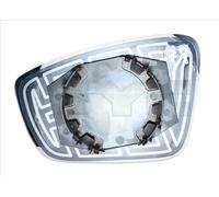 TYC 337-0225-1 Vetro specchio, Specchio esterno per SEAT,SKODA,VW