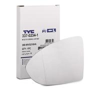 Vetro specchio Sx asferico 337-0234-1 TYC per VW GOLF VII Variant GOLF VII