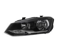 TYC Faro Anteriore Sinistro Cromato Halogeno VW Polo 6R 6C 1.2 TSI 16V 6R_