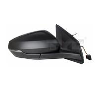 TYC Specchietto Laterale Specchio Sinistro Adatto A per VW Polo AW1 BZ1 1.6 Tdi
