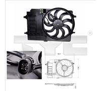 Ventola di raffreddamento del motore raffreddamento Ventilatore Ventola Di Raffreddamento originale TYC (803 - 0001)