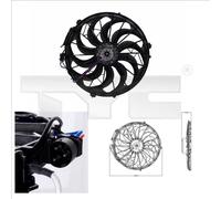 TYC Ventola Raffreddamento Del Motore per BMW 3er Cabriolet E36 320i 316i