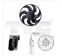 TYC Ventola Raffreddamento Del Motore per VW Polo 6N2 1.4 Caddy II Kombi 9K9B