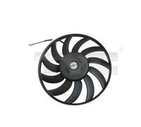 TYC Ventola radiatore 837-0042 Sx 383mm 400W per Audi A6 C6 Avant Allroad C6