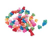 TYCIONG 100 Fermagli per Capelli Piccoli e Colorati, Opachi, Antiscivolo, di Medio Spessore, Sottili, per Capelli, per Ragazze, in Resina Plastica