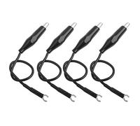 TYCIONG 4pcs Sonda Oscilloscopio Cavo di Cavo di Piombo di Terra con Test di Test Oscilloscopi con Sonde per Oscilloscopi Accessori ROHS Sicuro Conforme Al ROHS Durevole