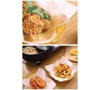 TYCIONG 50 Fogli Assorbenti per Olio per Deliziosi Cibi Fritti, Carta Assorbente per Olio, Assorbigrassi Facili da Usare, per Un'alimentazione più Sana, 21,8 X 19,7 cm. (Come mostrato)