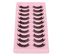 TYCIONG Ciglia Finte Soffici e Riutilizzabili 3D Multistrato DD Curl Ingrandiscono gli Occhi per Cosplay (DH06-4)