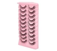 TYCIONG Ciglia Finte Soffici e Riutilizzabili 3D Multistrato DD Curl Ingrandiscono gli Occhi per Cosplay (DH06-5)