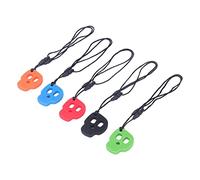 TYCIONG Collare da masticare versatile in silicone, per alleviare l'ansia e la concentrazione, 5 pezzi, massaggiagengive orale motorio orale per sensoriali con autismo e ADHD