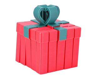 TYCIONG Confezione Stampata in 3D Puzzle Fine per il Pensiero Spaziale Esperienza di Gioco Educativa Divertente per Bambini e Adulti PLA 2,6 X 2 X Pollici (Rosso e verde)