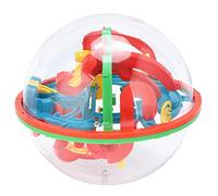 TYCIONG Gioco Puzzle 3D con Palline Labirintiche, Giocattolo per L'allenamento del Cervello per Bambini e Adulti, con Sfida su Pista con Sfere in Acciaio per Migliorare L'equilibrio e