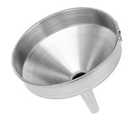 TYCIONG Imbuto da Efficiente in Acciaio Inossidabile per Versare Olio e Aceto, Lunga Durata, Maniglie per Orecchie Appendibili Facile Asciugatura, Argento (15 cm)
