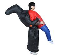 TYCIONG Inflagibile Halloween Costume Pumpkin & Black Ghosts with Blower per Halloween Party Cosplay Decorations (Nigami abbraccia Le Persone x131)