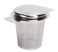 TYCIONG Infusore per tè, Cestello per Colino da tè in Acciaio Inossidabile a Maglia Fine con Coperchio, per Tazza Teiera, Riutilizzabile Lavabile in Lavastoviglie (scarico del in acciaio