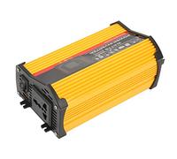 TYCIONG Inverter Portatile Efficiente Dell'esposizione a Cristalli Liquidi Dell'invertitore di Potere dell'Automobile per L'alimentazione di Soccorso del Camion di RV (Giallo)