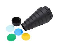TYCIONG Kit di Accessori per Fotografia Flash Snoot Portatile, Durevole, di Lunga Durata per Studio Fotografico, Video, Metallo