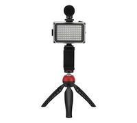TYCIONG Kit di Vlogging Mobile con Microfono a Luce di Riempimento su Treppiede da Scrivania per la Registrazione Video Dal Vivo (#1)
