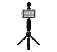 TYCIONG Kit di Vlogging Mobile con Microfono a Luce di Riempimento su Treppiede da Scrivania per la Registrazione Video Dal Vivo (#3)