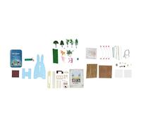 TYCIONG Kit per Casa delle Bambole in Miniatura Assemblato Fai-da-te, Perfetto per lo Sviluppo delle abilità Manuali dei bambini. Alimentato a Batteria