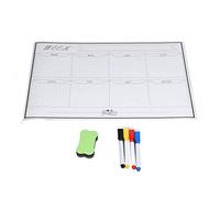 TYCIONG Lavagna Adesiva Cancellabile a Secco Lavagna Magnetica Riutilizzabile 42x30 Cm Pianificatore Settimanale per Frigorifero Ufficio Casa Scuola con Gomma Robusta