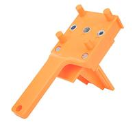 TYCIONG Localizzatore di Fori per Trapano, Localizzatore di Punzoni, Strumento Guida per Fori Dritti con Punte Trapano 6 Mm, 8 Mm e 10 Mm per Progetti Fai Te di Falegnameria e (Arancia)