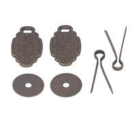TYCIONG Maniglia per Cassettiera Resistente Alla Corrosione Dal Design retrò in Ottone Antico per Scatole di Legno Vintage 2 Set