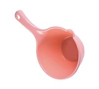 TYCIONG Mestolo per Acqua in Plastica Addensata, Mestolo per Doccia, Secchio per Doccia, Strumento per Irrigazione da Giardino (Piccolo Rosa)