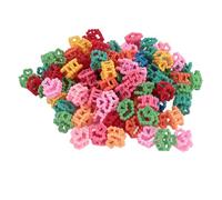 TYCIONG Mini Fermagli per Capelli Colorati 100 Pezzi Piccoli Accessori per Capelli Carini per Ragazze Materiale Plastica per lo Styling Quotidiano
