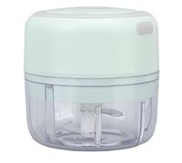 TYCIONG Mini Maschere di Aglio in Acciaio Inossidabile Ricaricabile da 100 Ml di Aglio Elettrico per Cucina con Chiusura da 30 w Potenti Lame di Grado Alimentare Motori (Verde)