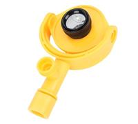 TYCIONG Mini Prisma Topografico Bersaglio Riflettente Portatile e Impermeabile per la Mappatura della Stazione Totale - Materiale ABS (Giallo)