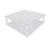 TYCIONG Porta del Display a Penna Acrilica 100 Slot a Matita Spazzatura a Pentola per Campeggio Organizzatore Art Spazzola per Pennello Artistico con Base Robusta per la Classe di Casa