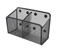 TYCIONG Portapenne Magnetico, Portapenne Magnetico, Organizer da Scrivania in Rete con 8 Magneti Resistenti per Ufficio, Scuola, Casa, Cucina, Frigorifero, Armadietto