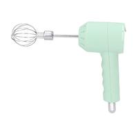 TYCIONG Sbattitore Manuale Senza Fili Ricaricabile USB 3 velocità con Batteria da 1800 MAh e Fruste in Acciaio Inossidabile 304 per Cuocere Al Forno Verde