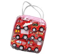 TYCIONG Set da Gioco per Macchinine Giocattolo da Tirare Indietro Kit Antishock Smaltato per Bambini Piccoli, Macchinine Resistenti Alla Caduta per L'esplorazione della città a Motore (Tipo A)