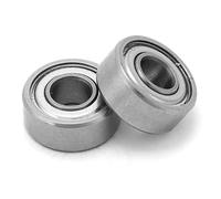 TYCIONG Set di Cuscinetti a Sfere di Alta qualità in Acciaio Inossidabile per Resistenza e Lunga Durata per MR104 10 Pezzi di Ricambio, 4 * 10 * 4 Mm