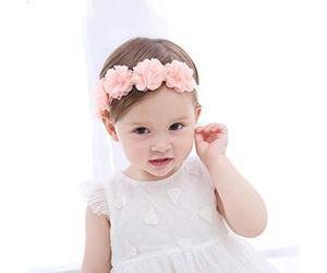 TYCIONG Set di Fasce Colorate per Bambina, Fasce Elastiche per Capelli per Neonati, 3 Pezzi per Rendere il Tuo Bambino più Bello, età 0-4 (Colori assortiti)