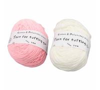 TYCIONG Tappeto Tufting in Cotone Elastico e Resistente Al Restringimento, per Realizzare Filati per Tessitura di Tappeti, Largo 0,2 Cm, Artigianale Fai da Te, per Tutti gli Scenari, Bianco Latte