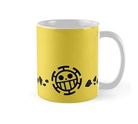 TYCLTY Trafalgar Law Heart Pirate One Piece Logo tazza da caffè 325 ml tazze da tè in ceramica, BZ305