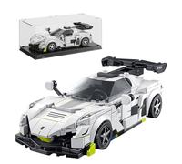 TYCOLE Auto Sportiva Mattoncini con Vetrina, 320+ Pezzi, Set da Costruzione | Modello Auto da Corsa da Collezione, Giocattolo da Costruzione, Regalo di Compleanno per Bambini, Ragazzi e Adulti