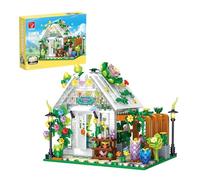 TYCOLE Casa dei Fiori Set Costruzione con Luci, 719 Pezzi Set Costruzioni Botanico, Modellino Serra Giocattolo, Regalo Creativo per Bambini e Bambine dai 6 Anni in Su