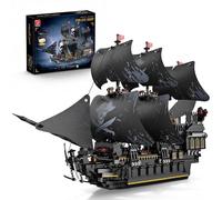 TYCOLE Set di Costruzioni Perla Nera Nave Pirata Barca con Luci Modello di Barca Giocattolo Creativo Regalo di Compleanno per Bambini Adulti 8+ Decorazione per Casa e Ufficio 2288 Pezzi